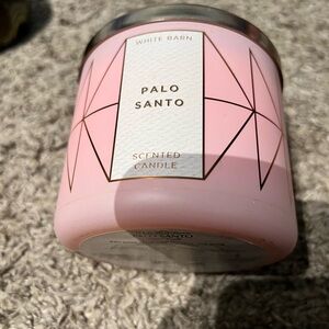 White Barn Palo Santo Candle - Soft Pink